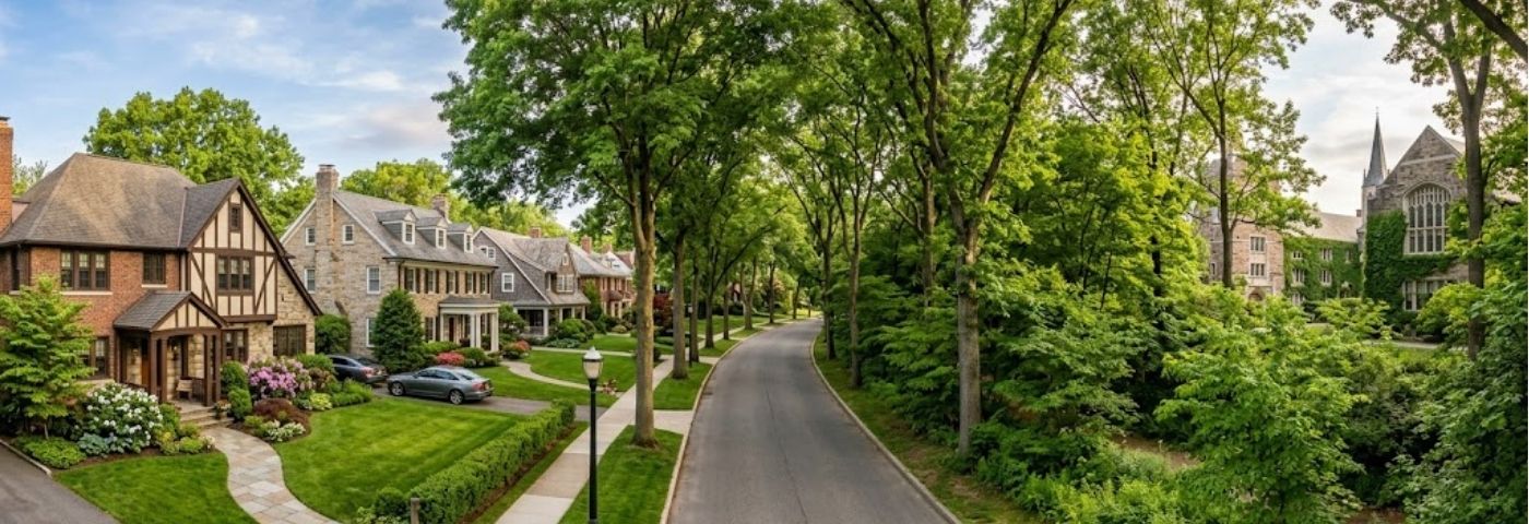 Wesleyan Woods Macon GA residential neighbourhood near Wesleyan College campus