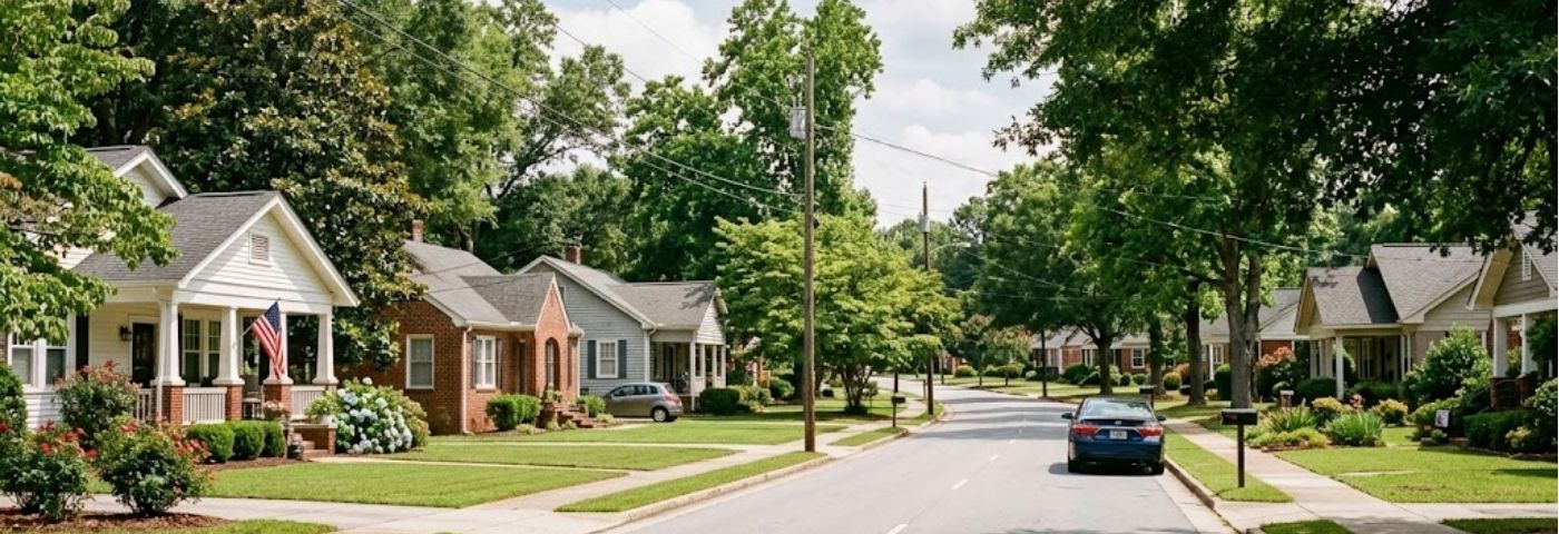 Forsyth Monroe County GA residential street, rodent control service near Macon
